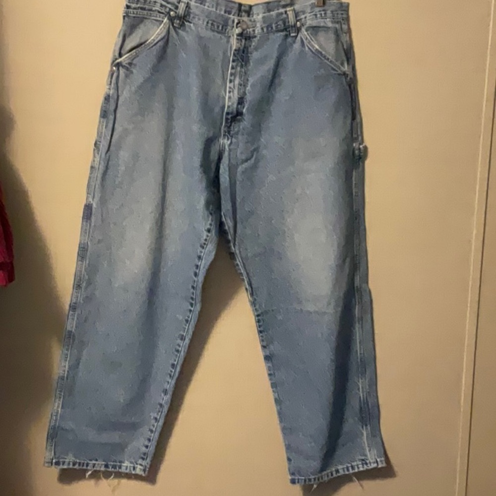 Relaxed Fit Light Blue Jeans for Men
